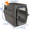 Cage de transport IATA Aerien Sky Kennel  T6 (90-125LBS) - PETMATE