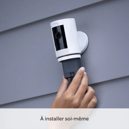 Caméra de surveillance extérieure wifi sans fil blanche - RING - RING9647252