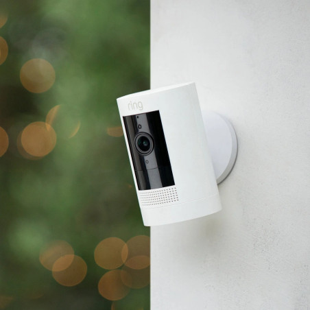 Caméra de surveillance extérieure wifi sans fil blanche - RING - RING9647252