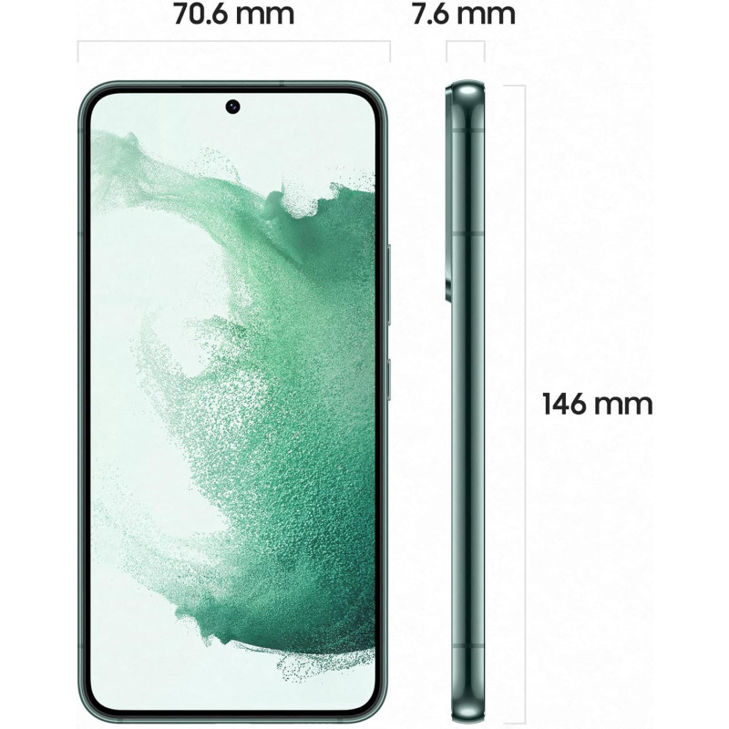 Smartphone Galaxy S22 vert 256Go reconditionné grade A - SAMSUNG - RPS22256RECVERT2
