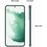 Smartphone Galaxy S22 vert 256Go reconditionné grade A - SAMSUNG - RPS22256RECVERT2