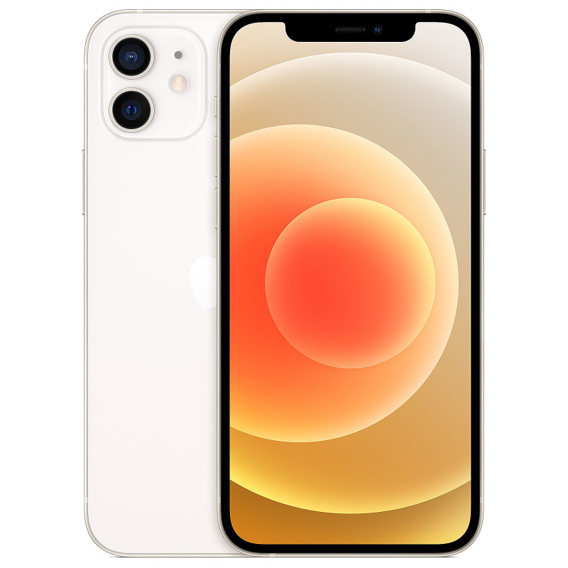 Smartphone iPhone 12 blanc 128Go reconditionné grade AB - APPLE - RPIP12128WHRECAB 