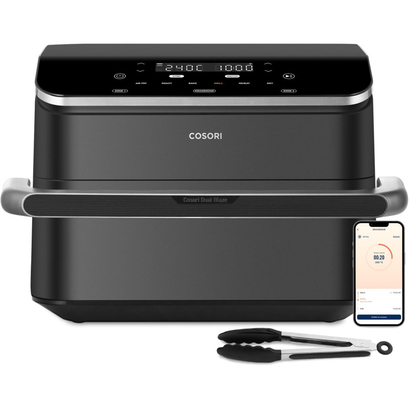 Friteuse sans huile à air chaud chaud Twinfry Dual Zone 10L  - COSORI