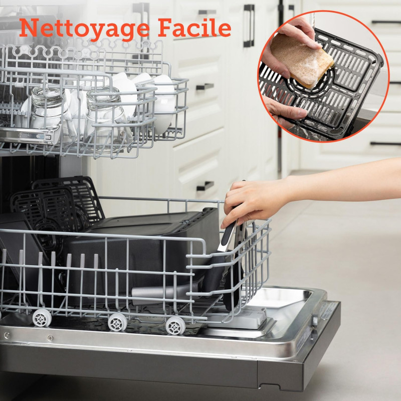 Friteuse sans huile à air chaud chaud Twinfry Dual Zone 10L  - COSORI