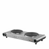 Plaque de cuisson électrique double 2500W Inox - ARIETE - ARI994/2