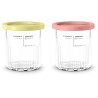 Lot de 2 pots avec couvercles pour Ninja Creami - NINJA - XSKPNTLD2EUUK