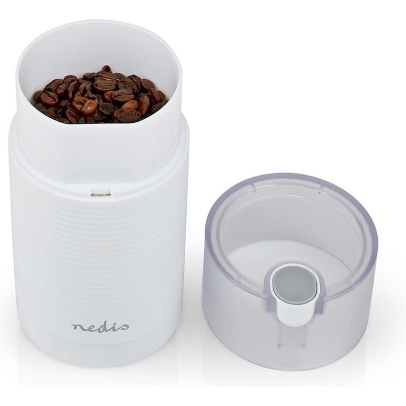 NEDIS MOULIN À CAFÉ 150W 70g BLANC