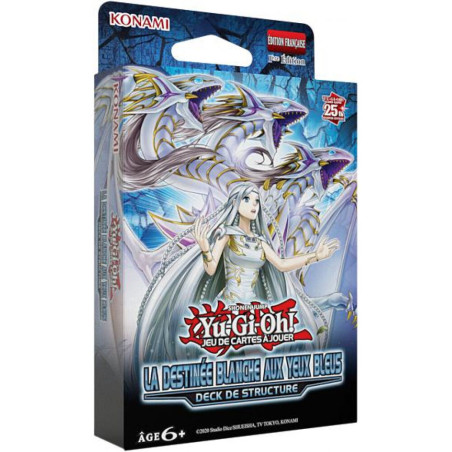 Deck de structure Yu Gi Oh La Destinée Blanche aux Yeux Bleus - KONAMI - 2609000001