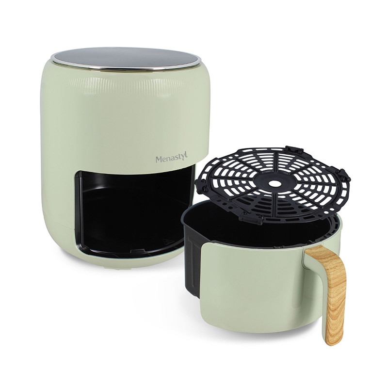 Friteuse sans huile à air chaud diététique Colorama 4,5L Vert céladon - MENASTYL - 6025001