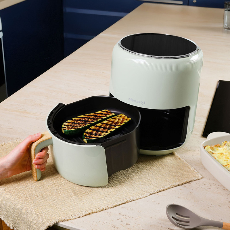Friteuse sans huile à air chaud diététique Colorama 4,5L Vert céladon - MENASTYL - 6025001