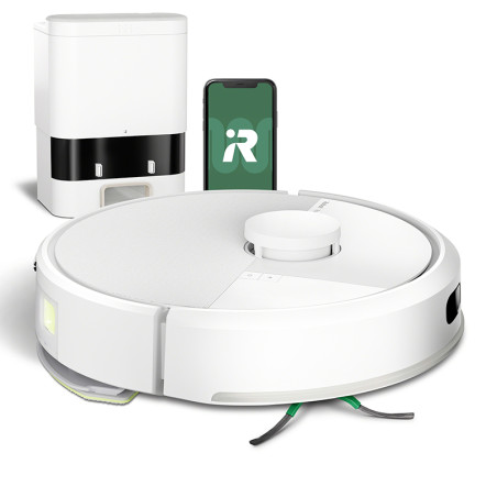 Aspirateur robot Roomba 105 Combo AutoEmpty 7 000 Pa Blanc - IROBOT - ROOMBA 105+AED BLANC
