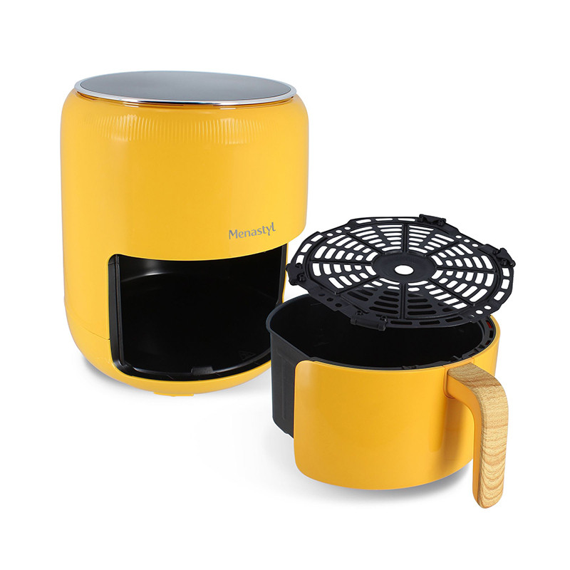 Friteuse sans huile à air chaud diététique Colorama 4,5L Jaune - MENASTYL - 6025003