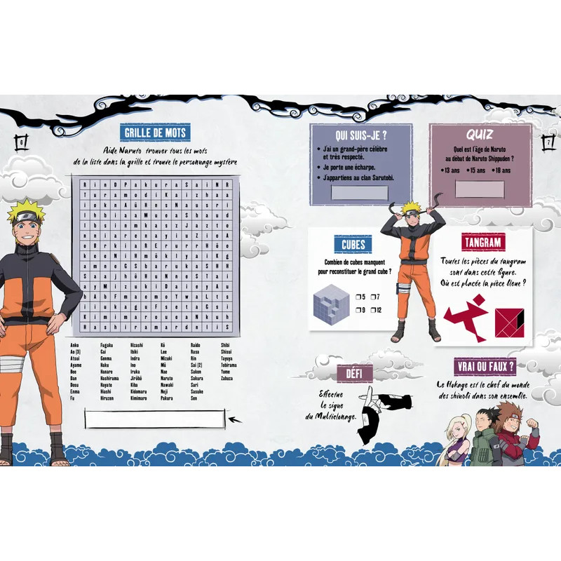 Cahiers de vacances Naruto Shippuden - LAROUSSE