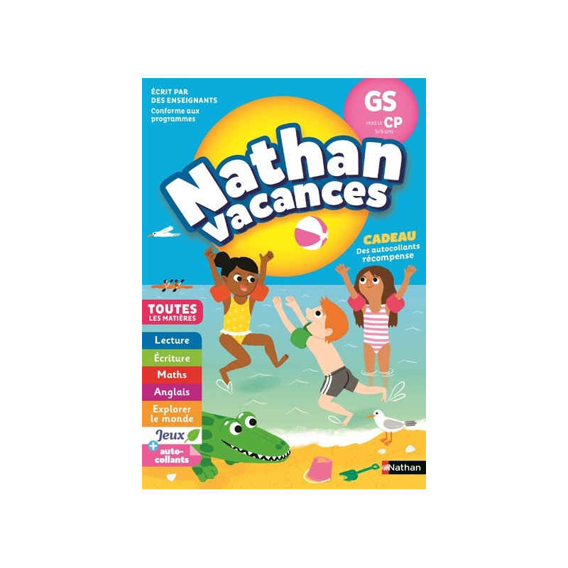 Cahier de vacances maternelle - De la Grande section vers le CP 5-6 ans - NATHAN