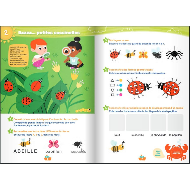 Cahier de vacances maternelle - De la Grande section vers le CP 5-6 ans - NATHAN