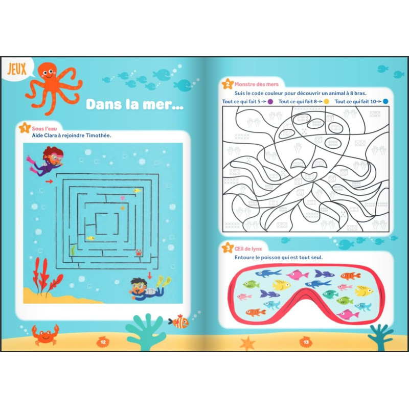 Cahier de vacances maternelle - De la Grande section vers le CP 5-6 ans - NATHAN