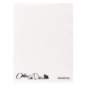 Cahier de dessin MAJUSCULE, Cahier 96 pages, format 24x32 cm, uni 120g, couverture PP incolore