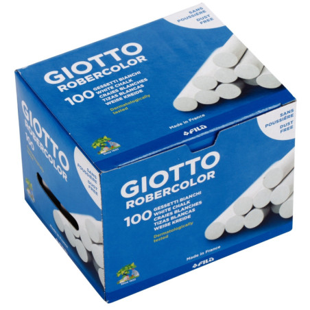 Boîte de 100 craies Robercolor blanc