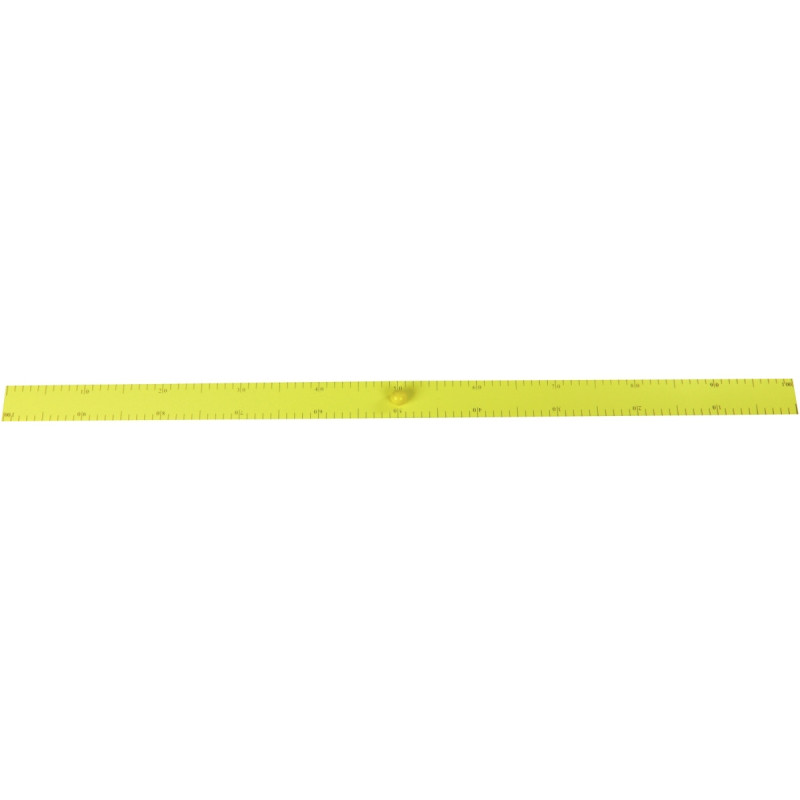 Règle plate en bois aimantée Dimensions : 1 mètre
