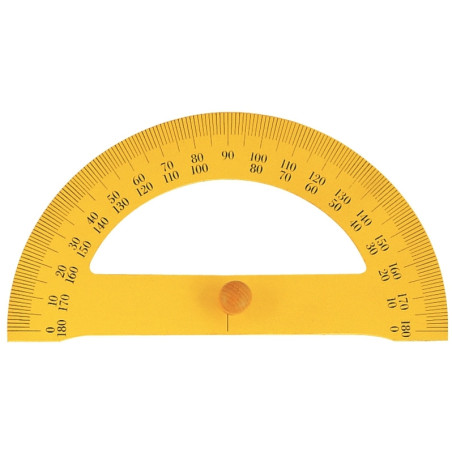 Rapporteur en bois aimanté 35cm