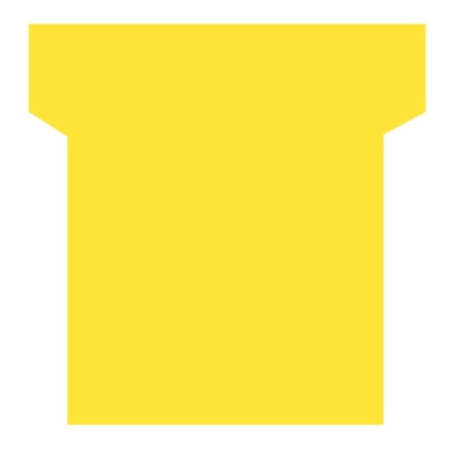 Paquet de 100 fiche planning indice 3 jaune