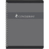 Cahier à reliure intégrale 180 pages CONQUERANT, format A4, seyès, papier 70g