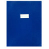 Protège-cahiers en PVC 21/100ème, pour format 24x32 cm, bleu foncé