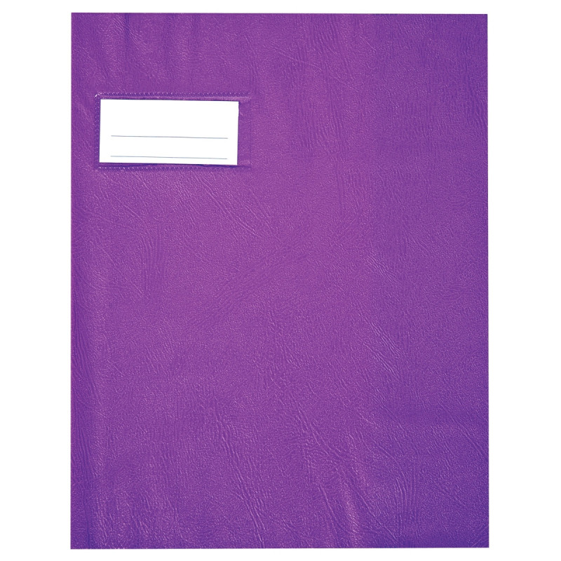 Protège-cahiers en PVC 21/100ème, pour format 17x22 cm, violet