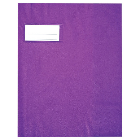 Protège-cahiers en PVC 21/100ème, pour format 17x22 cm, violet