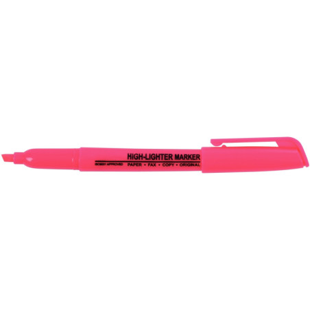 Surligneur de poche rose