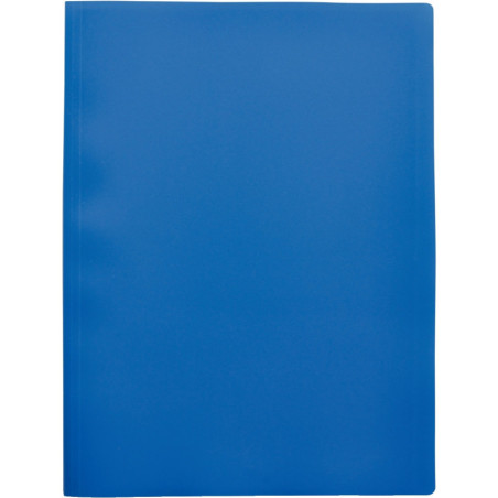 Porte-vues couverture souple en polypropylène 120 vues, bleu