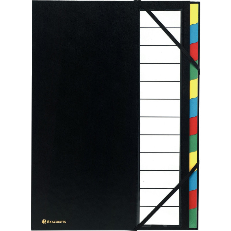 Trieur rigide ORDONATOR 12 compartiments, noir