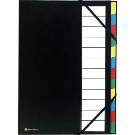 Trieur rigide ORDONATOR 12 compartiments, noir