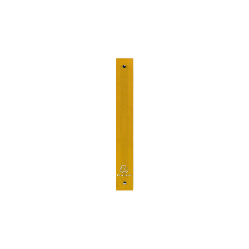 Classeur 4 anneaux semi rigide polypropylène format A4 jaune - EXACOMPTA