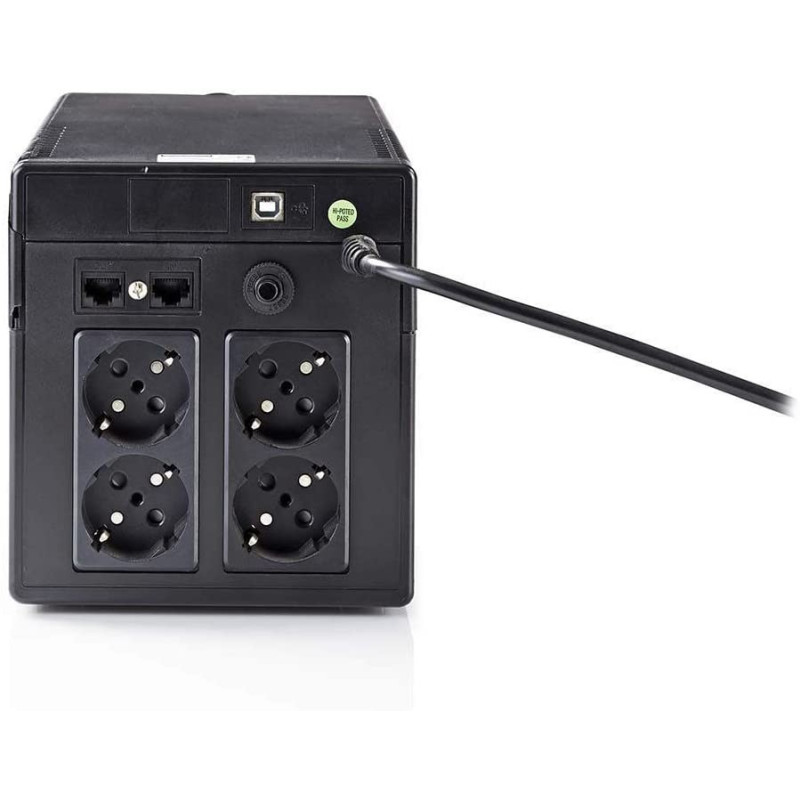 Onduleur - 1000 VA - 600W - NEDIS - UPSD1000VBK