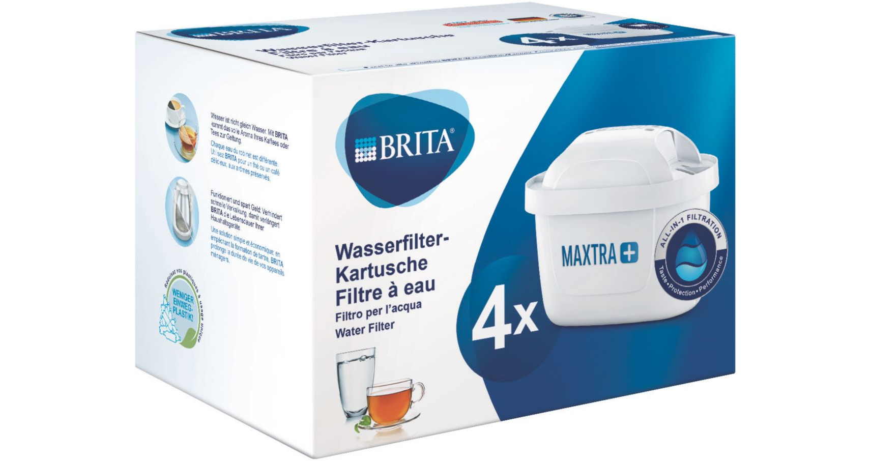 Pack 4 Cartouches filtrante Maxtra - BRITA - BRIM4PACKNM 