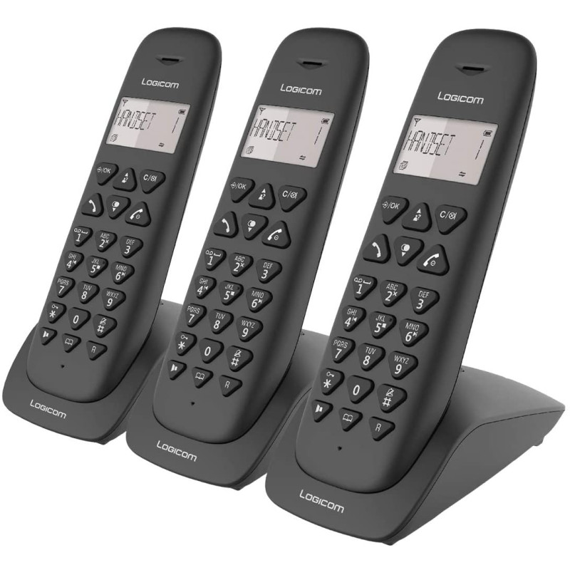 Téléphone fixe - LOGICOM - VEGA355T NOIR