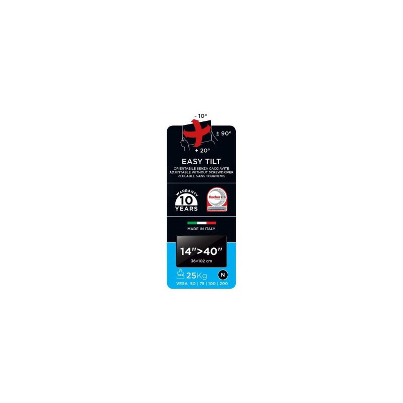 Support TV inclinable - 14" à 40 " - MELICONI - SP100200SDR PLUS