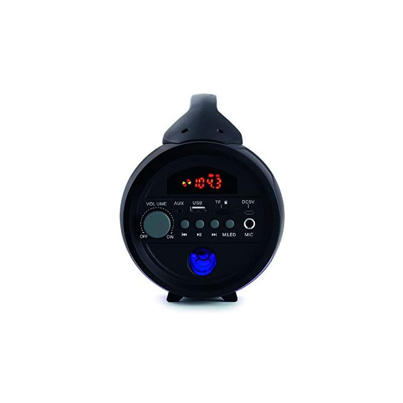 Enceinte bluetooth lumineux Party Lite noire - BIGBEN - PARTYBTLITE