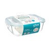 BOITE VERRE RECTANGLE 2.26L CLIPEAT
