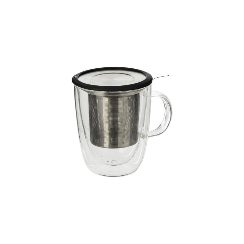 Tasse à thé double paroi en verre 33 cl