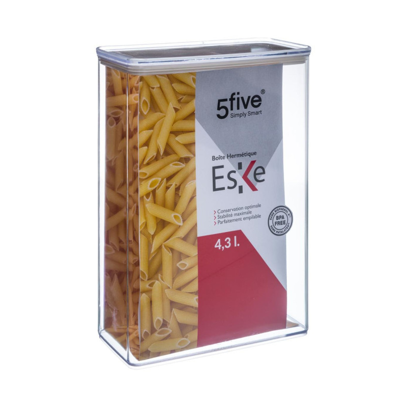 BOITE PLASTIQUE RECTANGLE 4.3L ESKE
