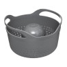 PASSOIRE DOUBLE POLYPROPYLENE GRIS NEO