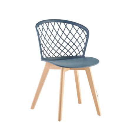 Chaise VANCOUVER bleu nuit