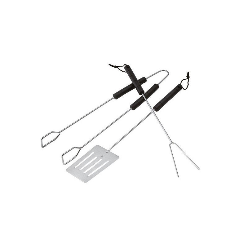 FOURCHETTE+PINCE+SPATUEL CHROME
