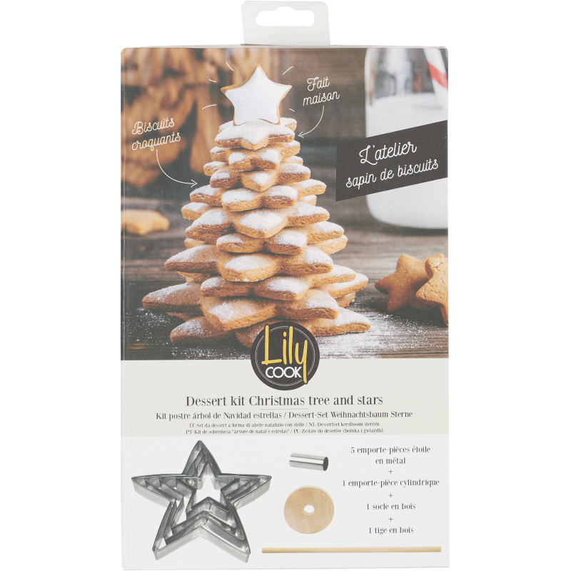 Coffret fabrique de biscuits Sapin de Noel - LILY COOK