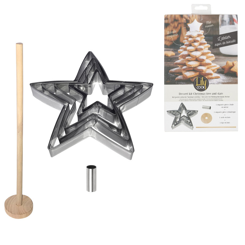 Coffret fabrique de biscuits Sapin de Noel - LILY COOK 