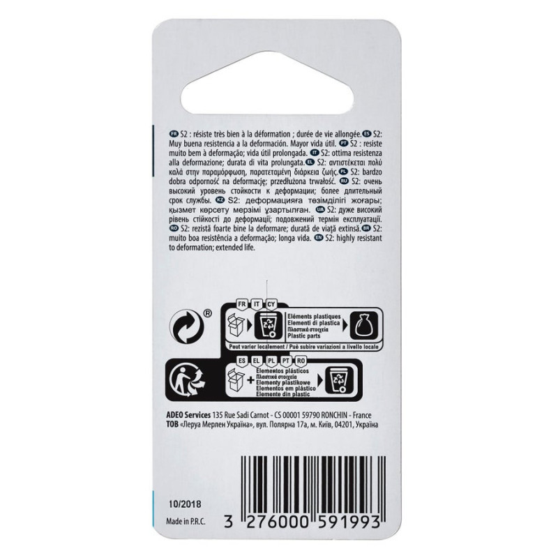 Lot De 2 Embouts De Vissage Dexter Pz2 25 Mm