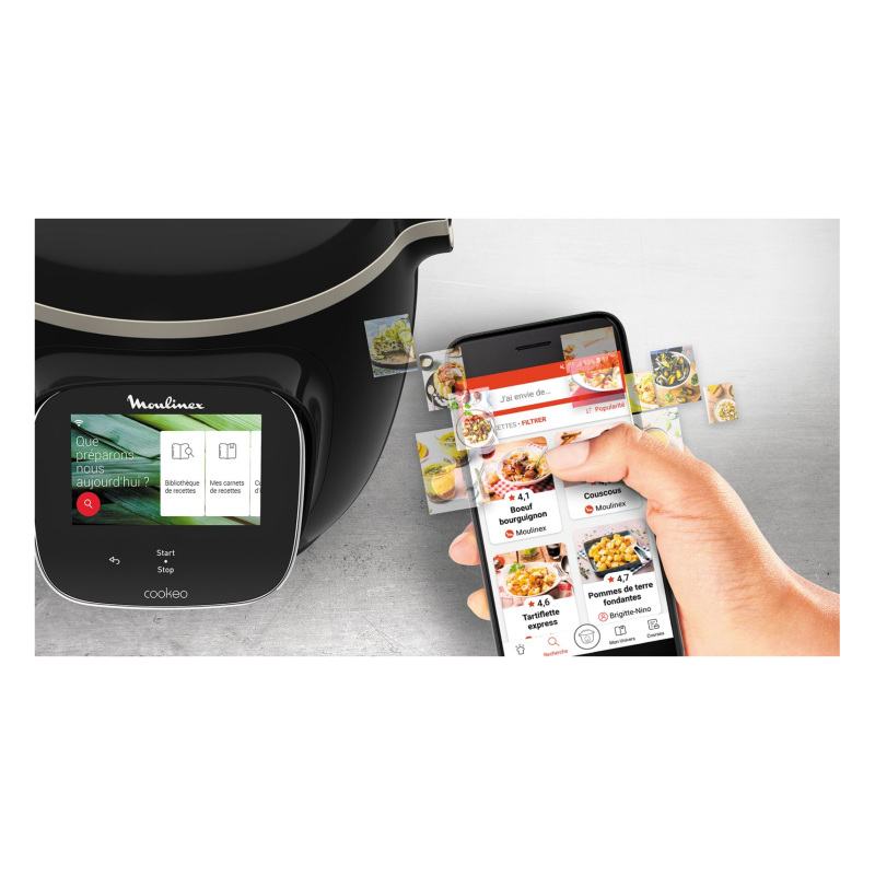 Multicuiseur Cookéo Touch Wifi 1600W - MOULINEX - CE902800