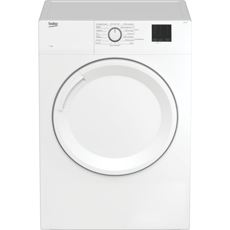 Sèche linge  à  évacuation - 7kg - BEKO - DA7011PA